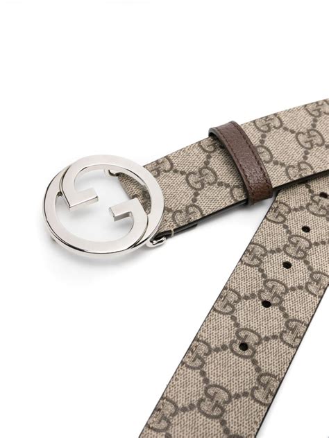 gucci monogram canvas belt bag farfetch|Farfetch Gucci.